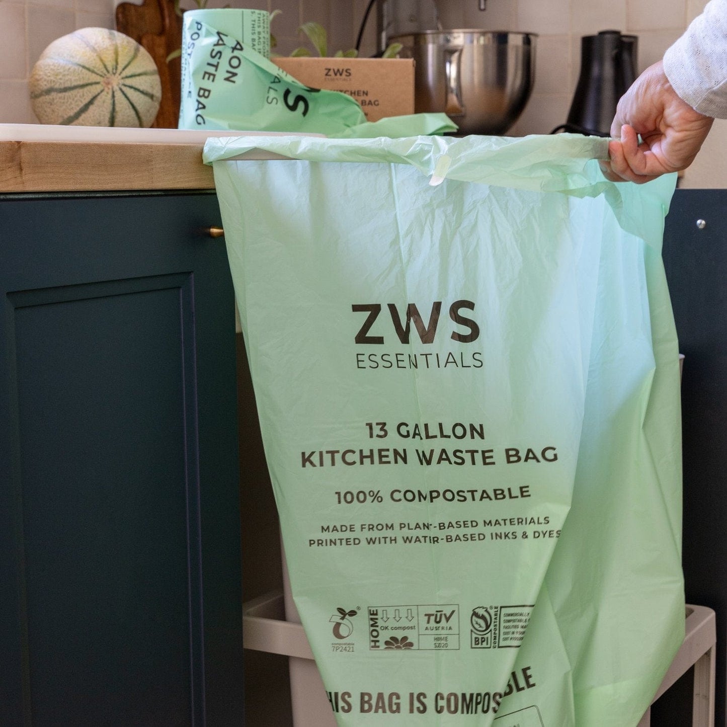Bolsas de basura compostables