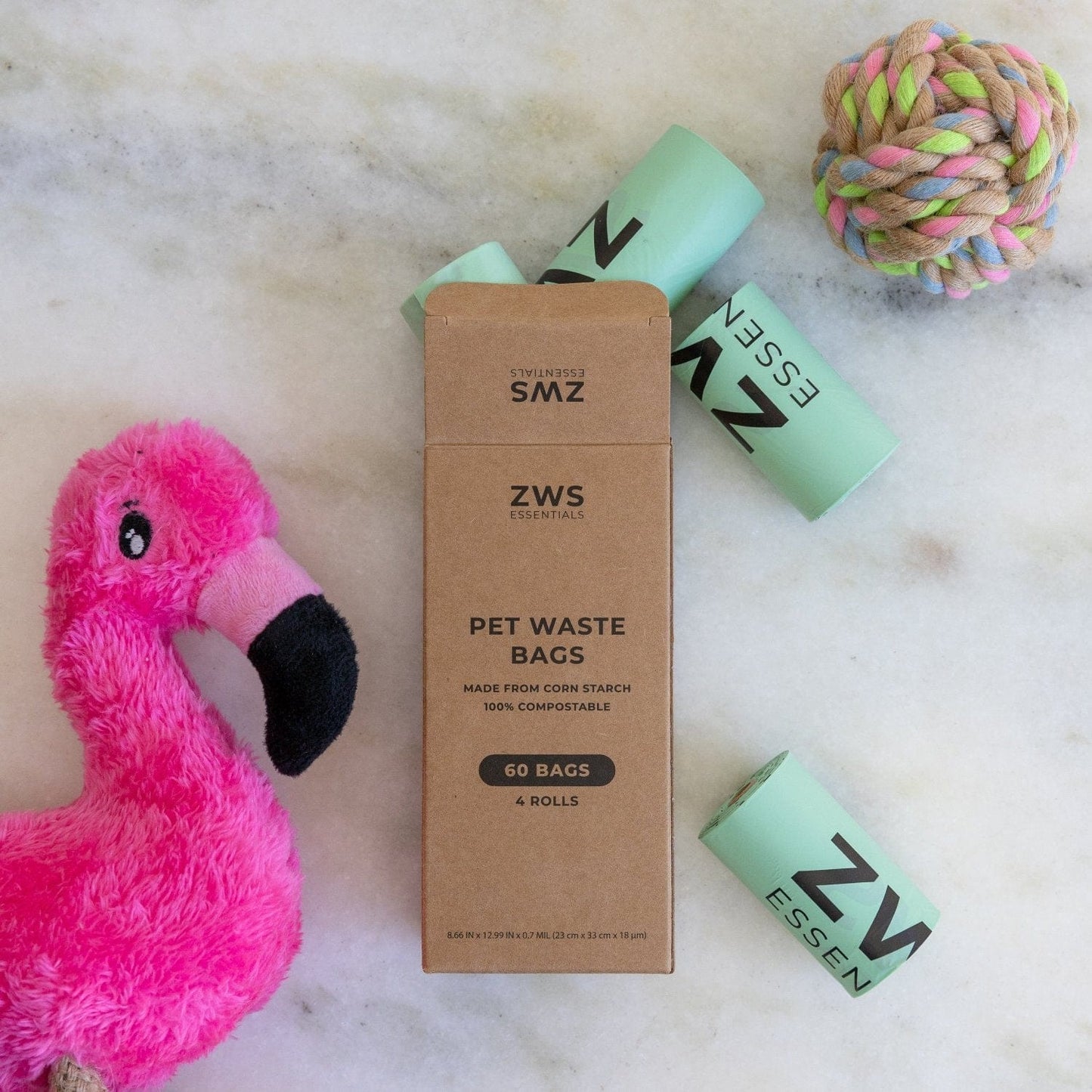 Bolsas compostables para excrementos de mascotas