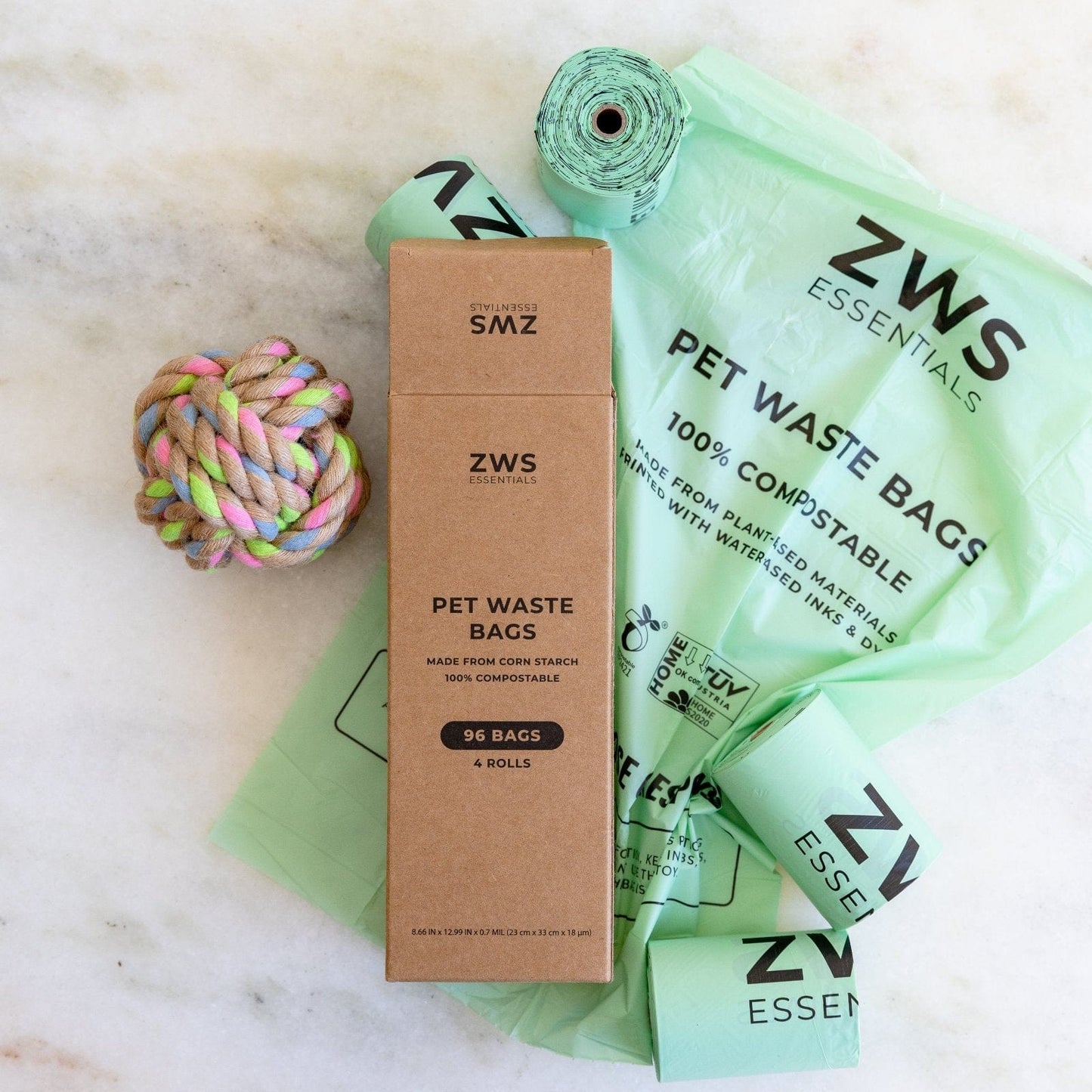 Bolsas compostables para excrementos de mascotas