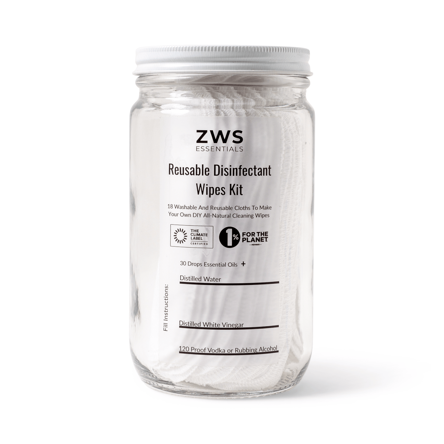 Toallitas desinfectantes reutilizables - Kit para armar uno mismo